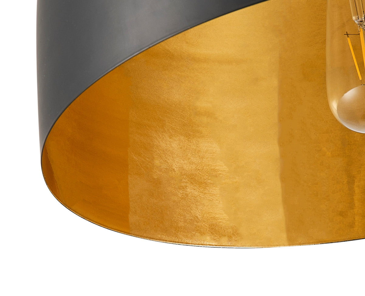 1-Light Dome Shade Design Pendant Lighting