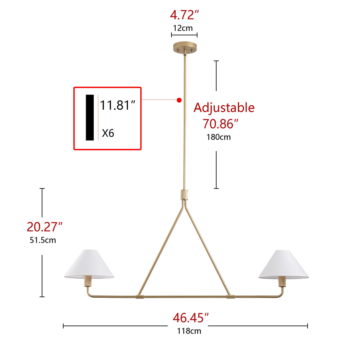 2-Lights Simple Creative Kitchen Island Lights