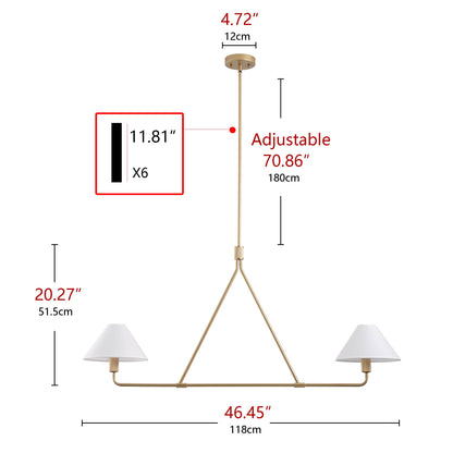 2-Lights Simple Creative Kitchen Island Lights