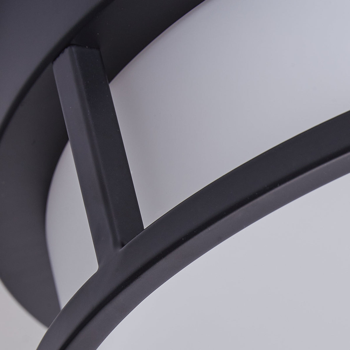 2-Lights Round Shade Flush Mount Lighting