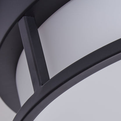 2-Lights Round Shade Flush Mount Lighting