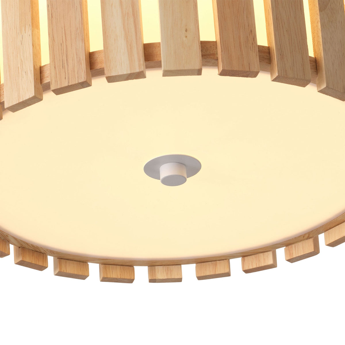 1-Light Modern Farmhouse Round LED Flush Mount Ceiling Light