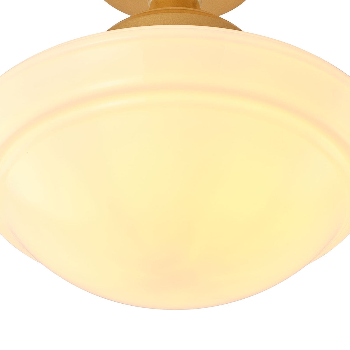 1-Light Farmhouse Semi Flush Mount Ceiling Light