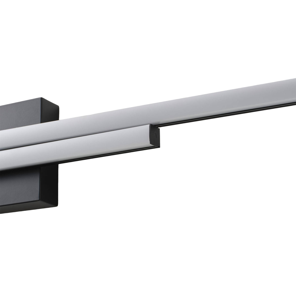 1 Light Modern Linear Black LED Bathroom Vanity Wall Sconce