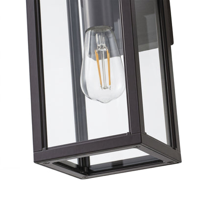 1-Light Waterproof Motion Sensor Outdoor Wall Sconce