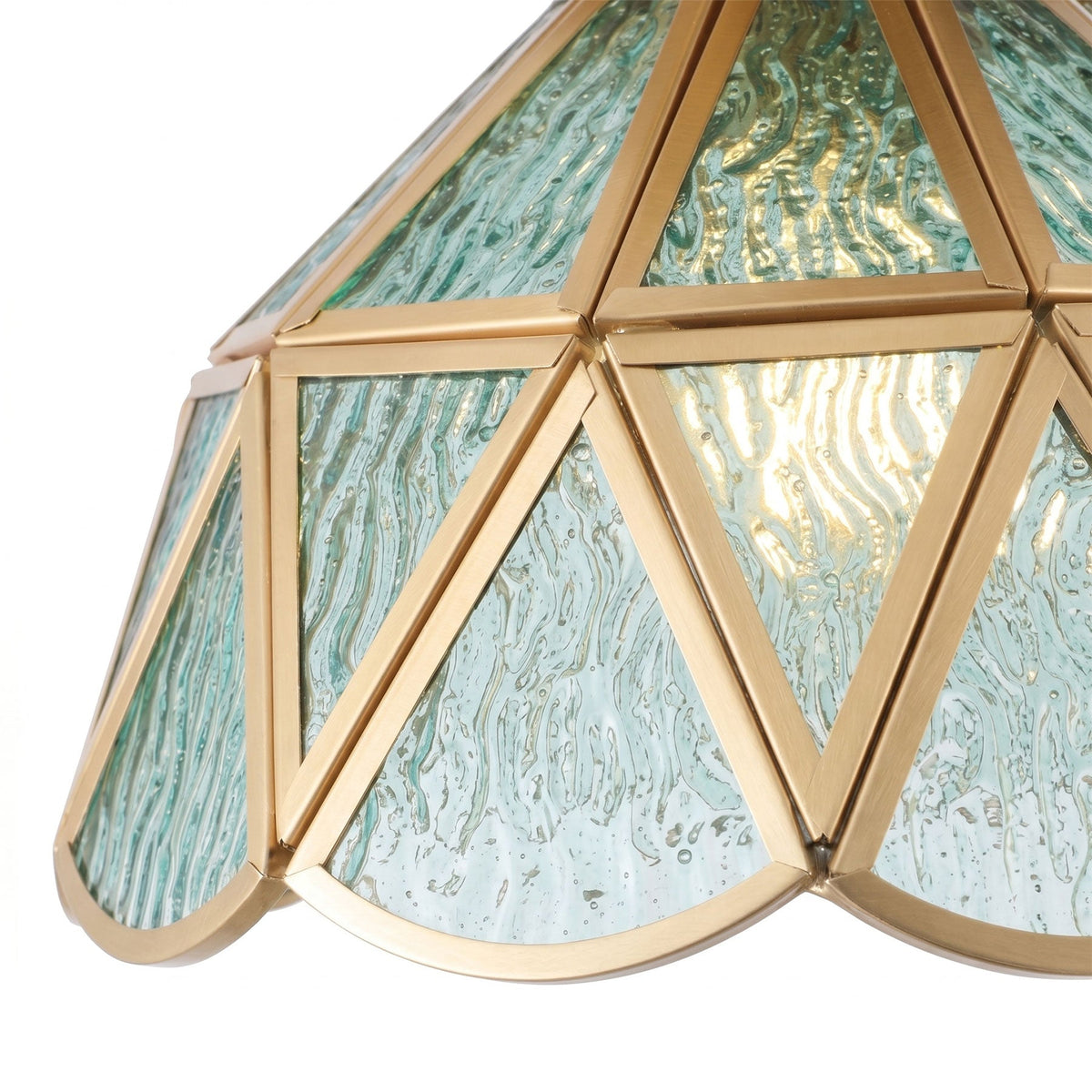 1-Light Brass Flower Ceiling Light for Bedroom