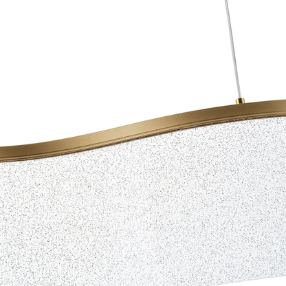 1 Light LED Modern Linear Pendant Light For Kitchen Island