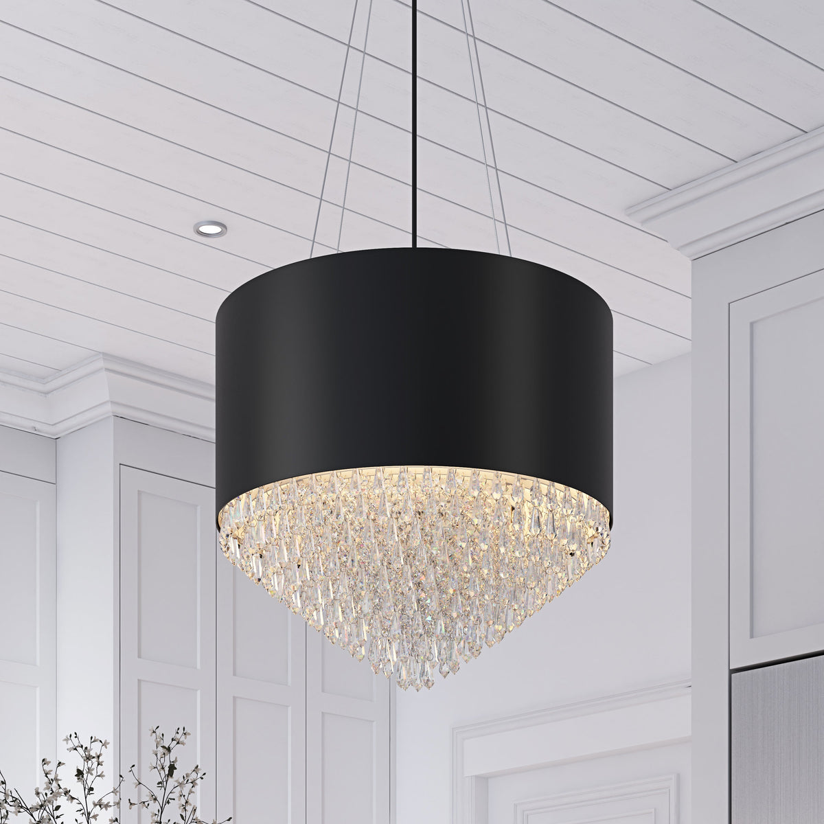 4-Lights Modern Taper Crystal Decoration Island Lights Chandelier
