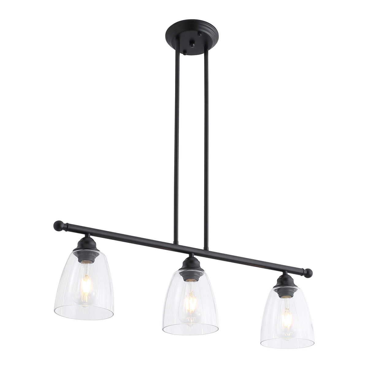 3-Lights Linear Kitchen Island Lights