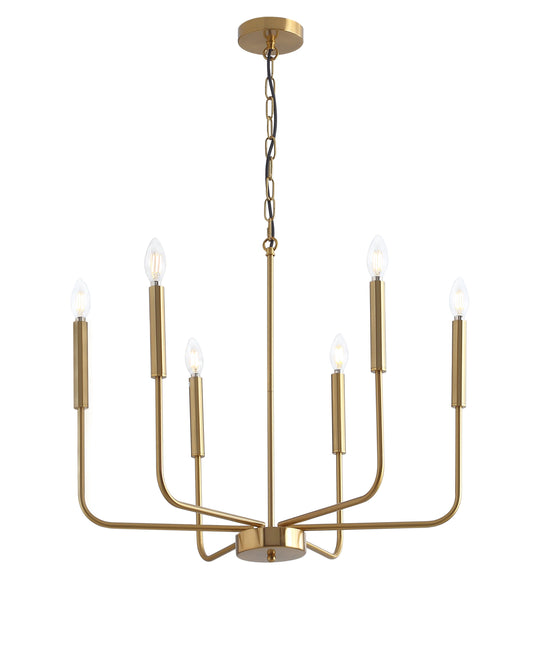 6-Lights Traditional Candelabra Chandelier
