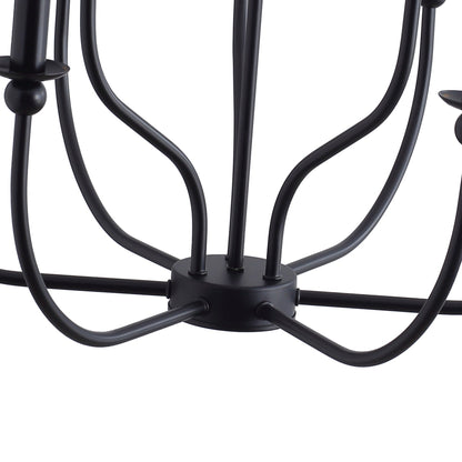 9-Lights Luxury Candlestick Adjustable Chandelier