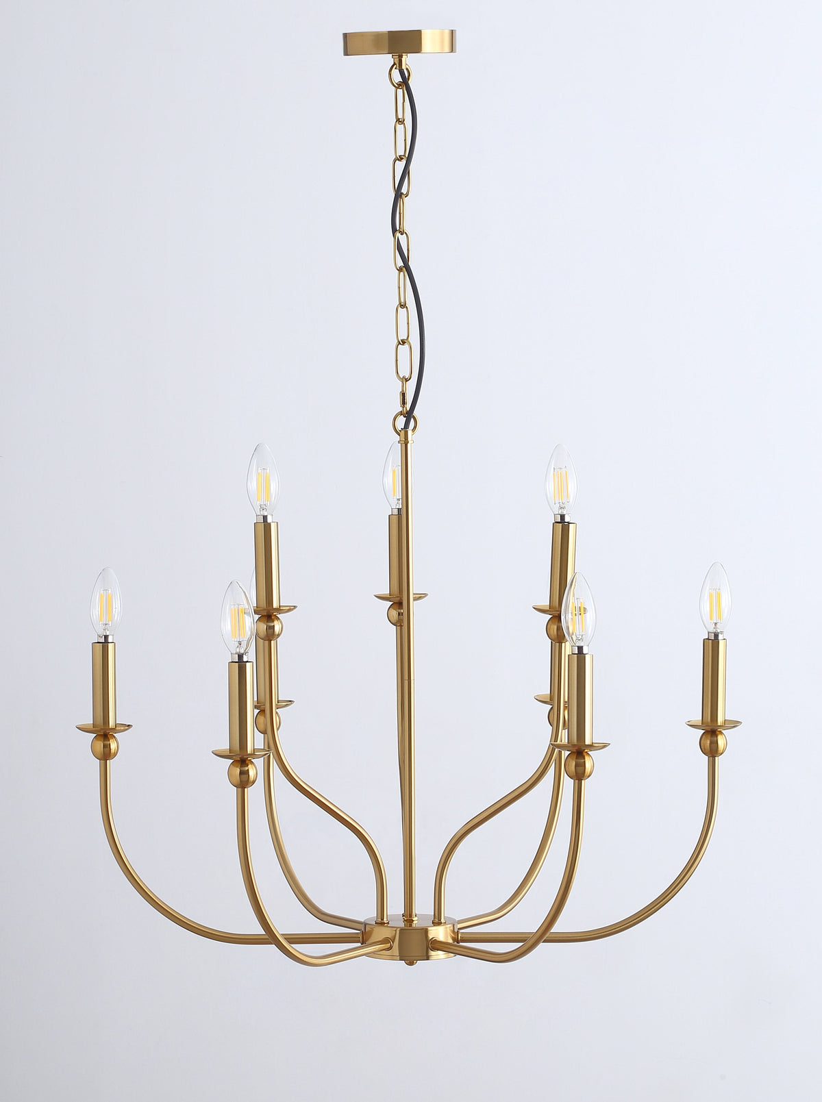 9-Lights Luxury Candlestick Adjustable Chandelier