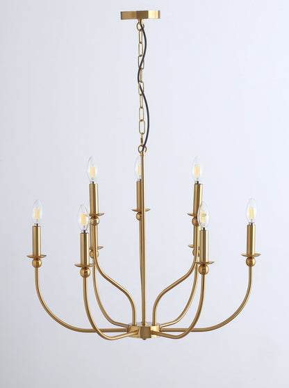 9-Lights Luxury Candlestick Adjustable Chandelier