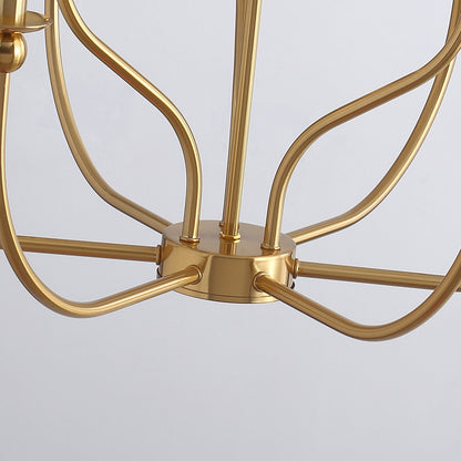 9-Lights Luxury Candlestick Adjustable Chandelier