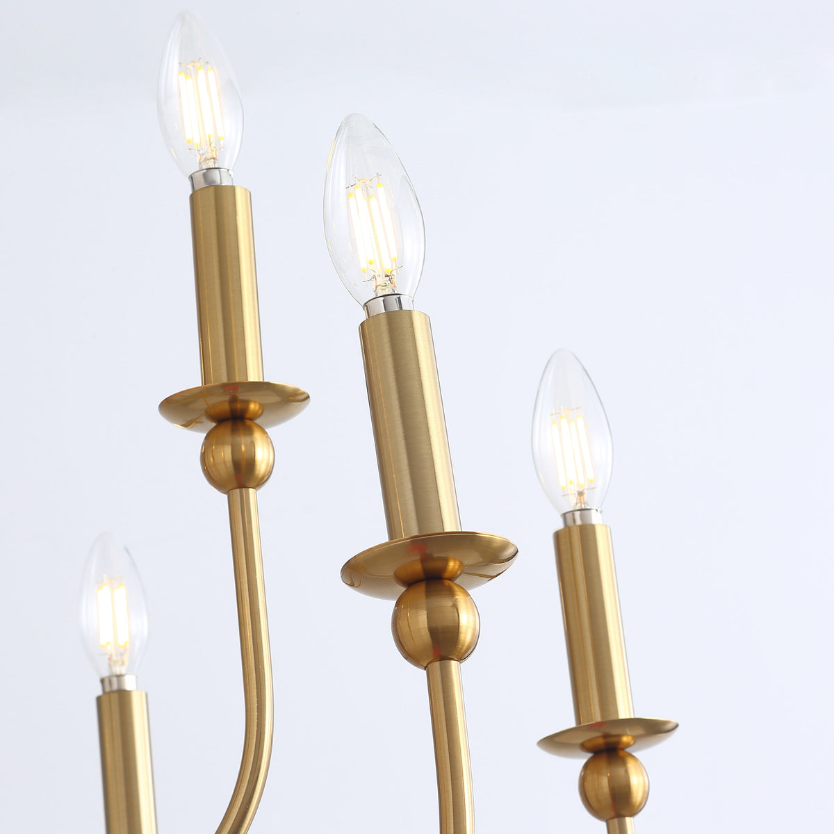 9-Lights Luxury Candlestick Adjustable Chandelier