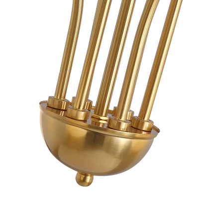 6-Lights Sputnik Adjustable Chandelier