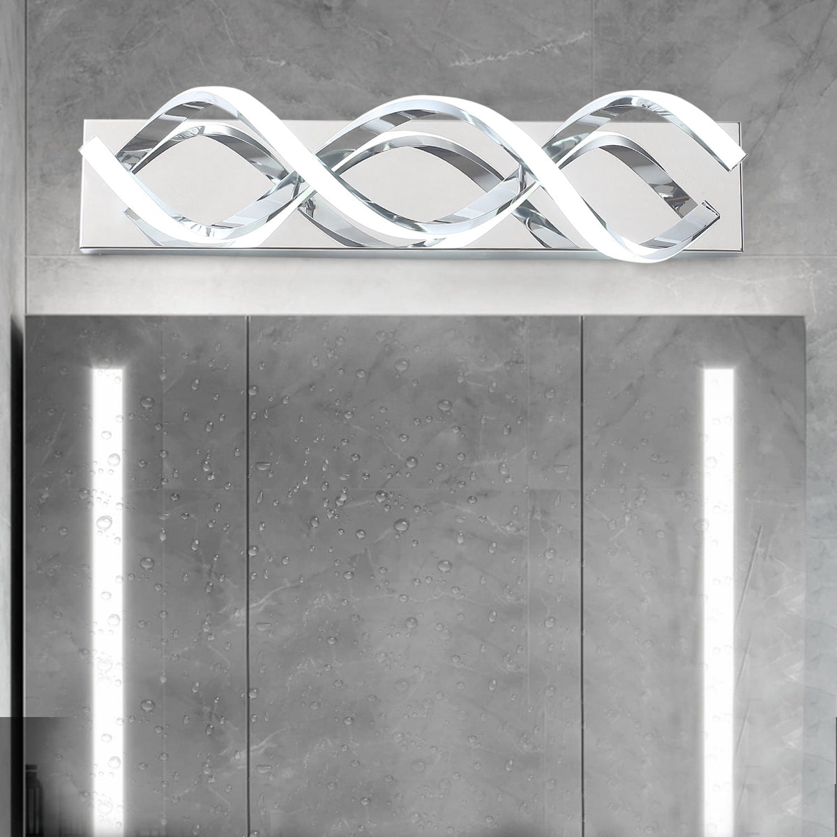 2-Lights Elegant Streamline Design LED Vanity Lighting