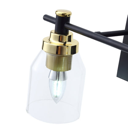 2-Lights & 3-Lights Hourglass Shade Design Vanity Lighting