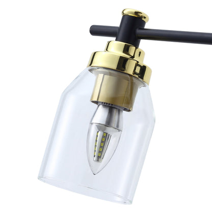 2-Lights & 3-Lights Hourglass Shade Design Vanity Lighting