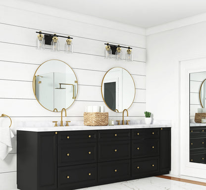 2-Lights & 3-Lights Hourglass Shade Design Vanity Lighting