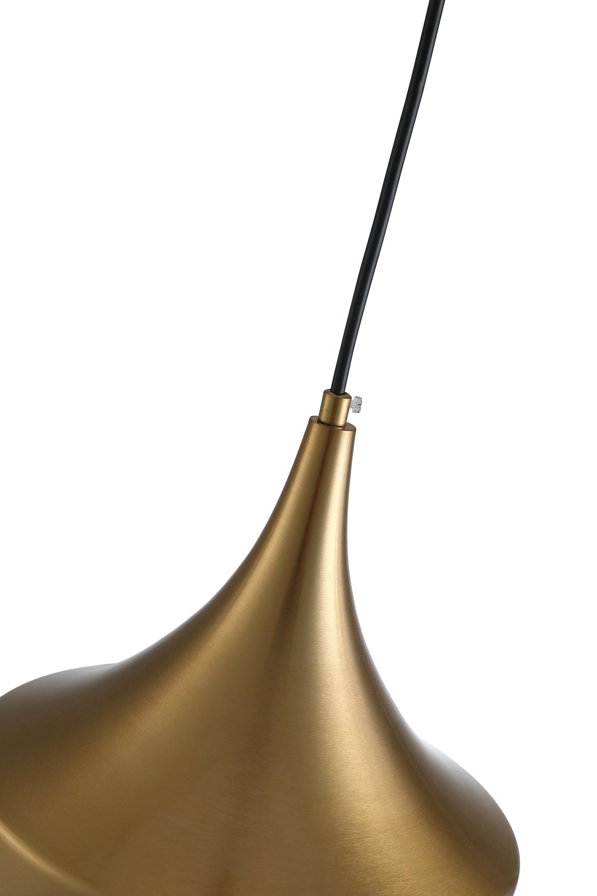 1-Light Gold Dome Pendant Lighting