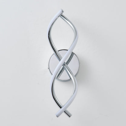2-Light Elegant Spiral Design LED Vanity Lighting