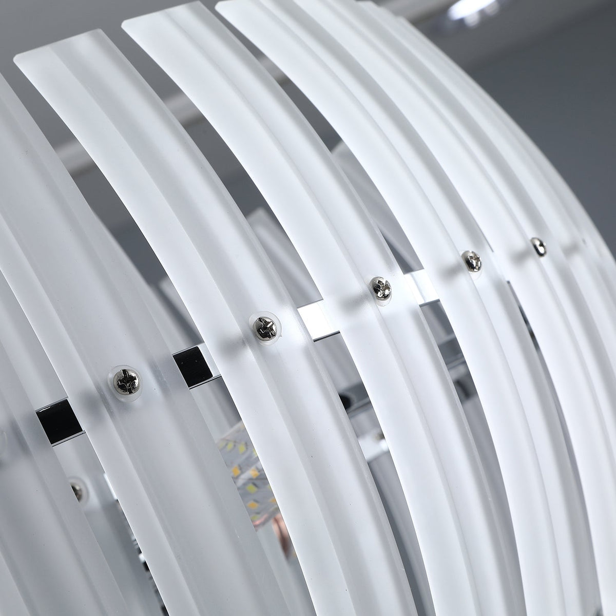 4-Lights Multi-Layer Frosted Glass Pendant Lighting