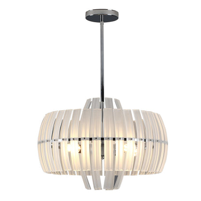 4-Lights Multi-Layer Frosted Glass Pendant Lighting