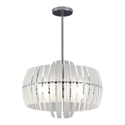 4-Lights Multi-Layer Frosted Glass Pendant Lighting