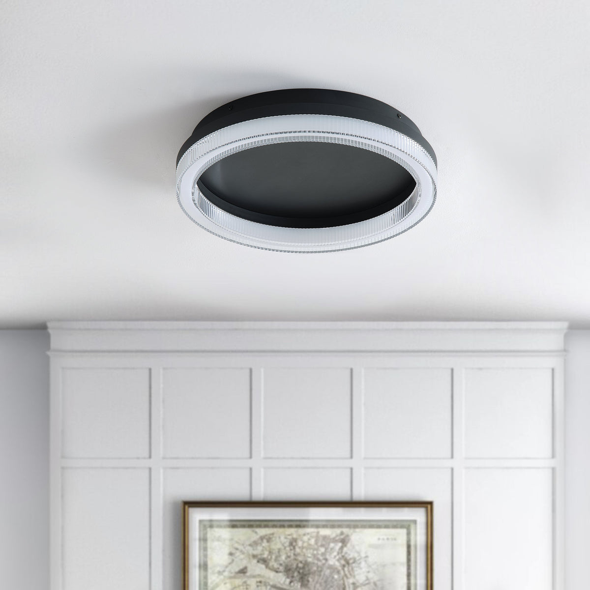 1-Light Modern Minimalist Style LED Flush Mount Lighting