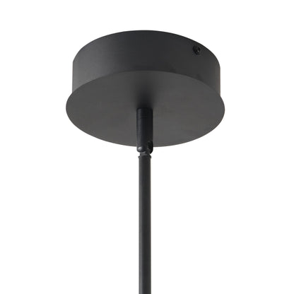 4-Light Modern Linear Black LED Ceiling Light