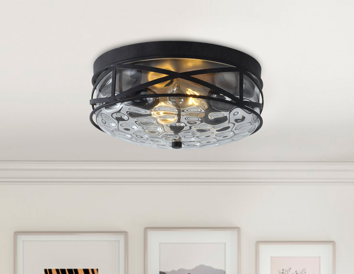 2-Lights Polka Dot Flush Mount Lighting