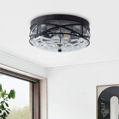 2-Lights Polka Dot Flush Mount Lighting