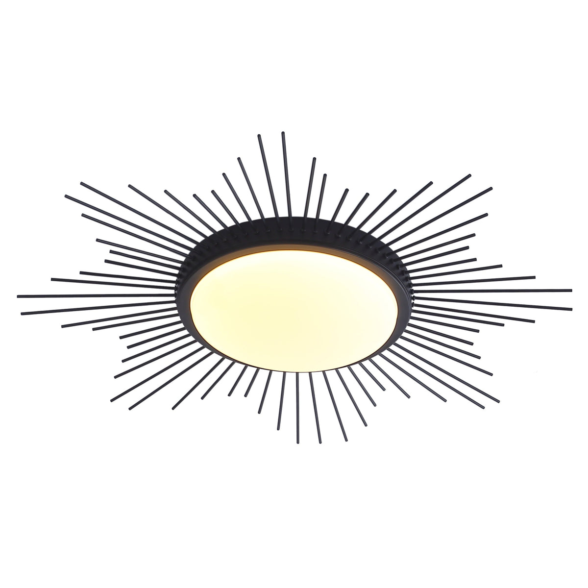 1-Light Geometric Circle LED Flush Mount Lighting