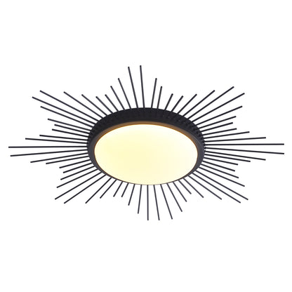 1-Light Geometric Circle LED Flush Mount Lighting