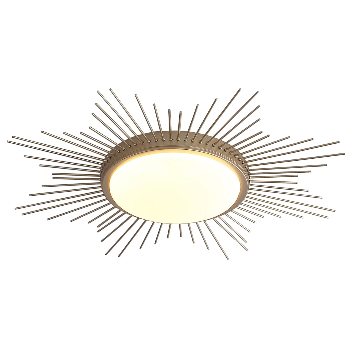 1-Light Geometric Circle LED Flush Mount Lighting