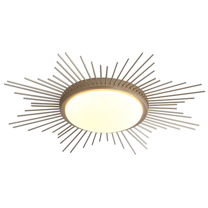 1-Light Geometric Circle LED Flush Mount Lighting