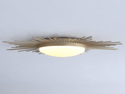 1-Light Geometric Circle LED Flush Mount Lighting