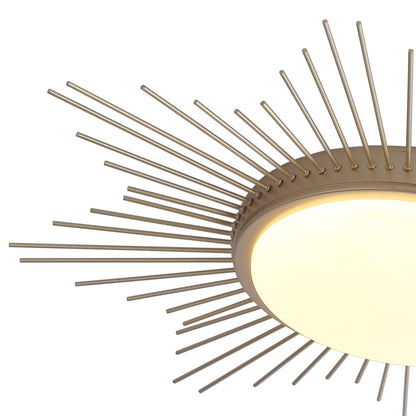 1-Light Geometric Circle LED Flush Mount Lighting