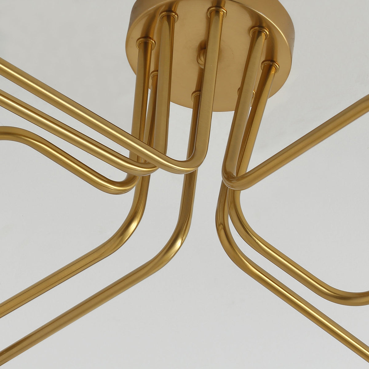 8-Lights Sputnik Semi-Flush Mount Lighting