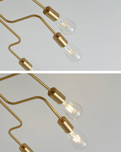 8-Lights Sputnik Semi-Flush Mount Lighting