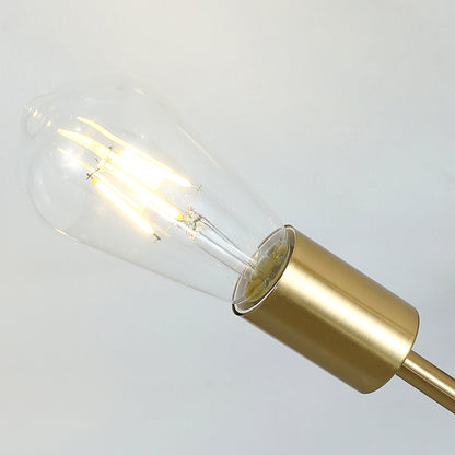 6-Lights Geometric Shape Semi-Flush Mount Lighting
