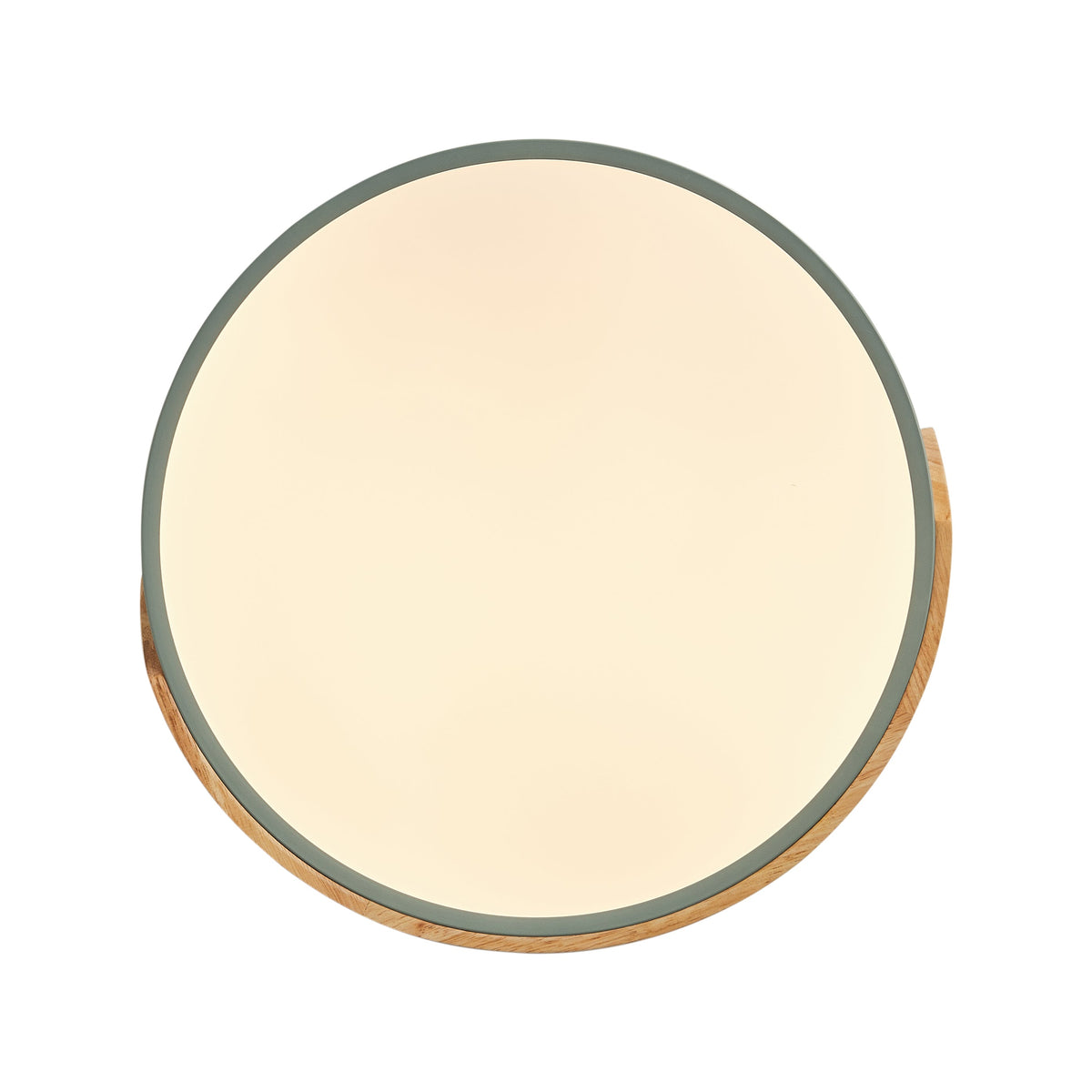 1-Light Round Acrylic LED Flush Mount Lighting