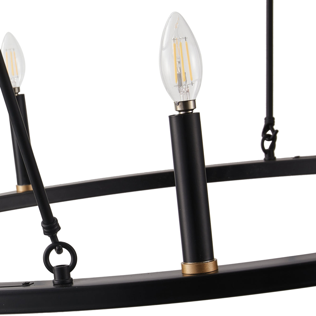 28-Lights Candle Wagon Wheel Design Chandelier
