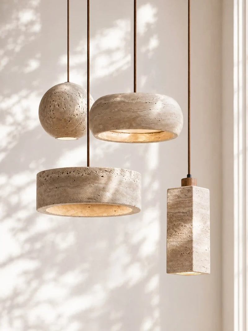 Travertine Pendant Lights